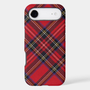 tartan Royal Stewart rouge carreaux noir