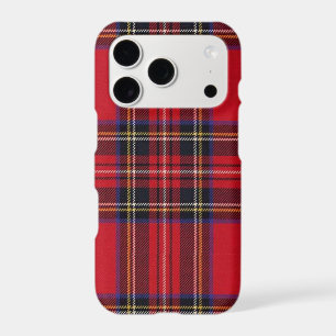 tartan Royal Stewart rouge carreaux noirs