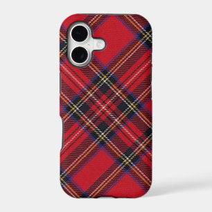 tartan Royal Stewart rouge carreaux noirs