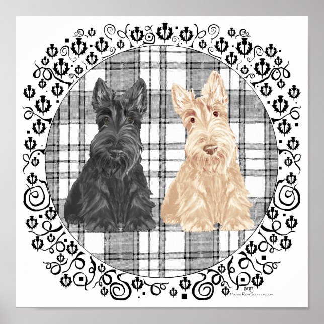 Tartan Scotties Poster (Front)