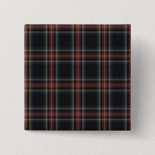 Tartan Square Button