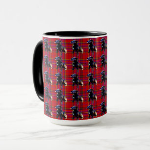 Tartan Staffordshire Bull Terrier, Mug