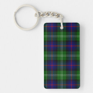 tartan Sutherland bleu vert carreaux