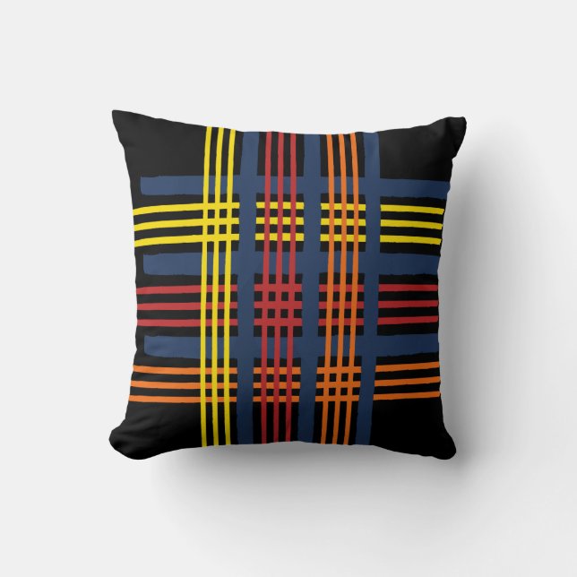 Tartan  throw pillow (Front)