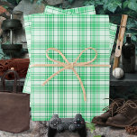 Tartan - Vibrant Pastel Green to Dark Green Wrapping Paper Sheet<br><div class="desc">All 3 wrapping paper sheets are in the same pastel,  medium and dark greens. 
Can be used for many different occasions.

Also,  available in rolls:
https://www.zazzle.com/tartan_vibrant_pastel_green_to_dark_green_wrapping_paper-256826241034506998

(S9)</div>