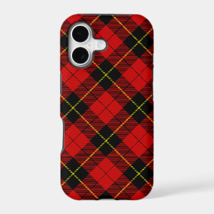 Tartan Wallace rouge noir carreaux