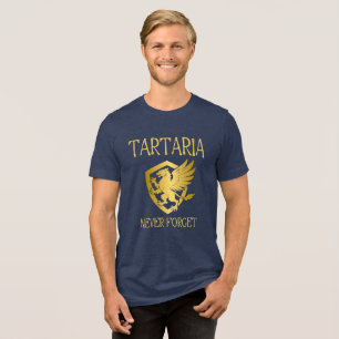 Tartaria Mud Flood Conspiracy Theory Tri-Blend Shirt