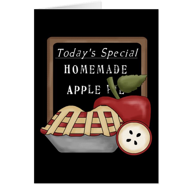 Tarte aux pommes faite maison (Devant)