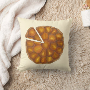 Tarte Tatin French Apple Fruit Tart Pie Pastry Throw Pillow