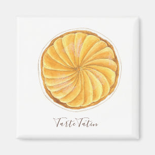 Tarte Tatin watercolor Magnet