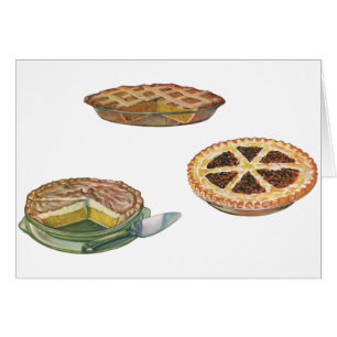 Tartes de Thanksgiving, desserts vintage, tarte au