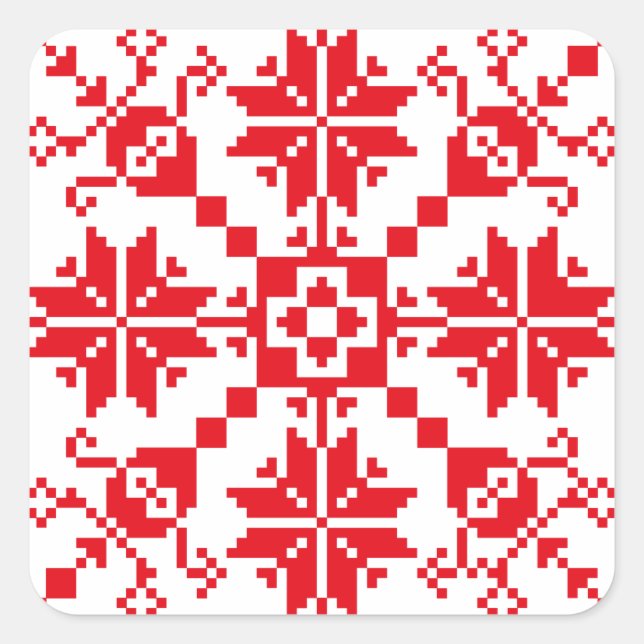 Tartlau Rot Square Sticker (Front)