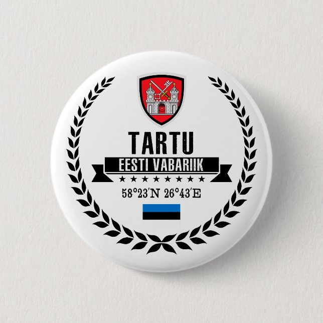 Tartu 2 Inch Round Button (Front)