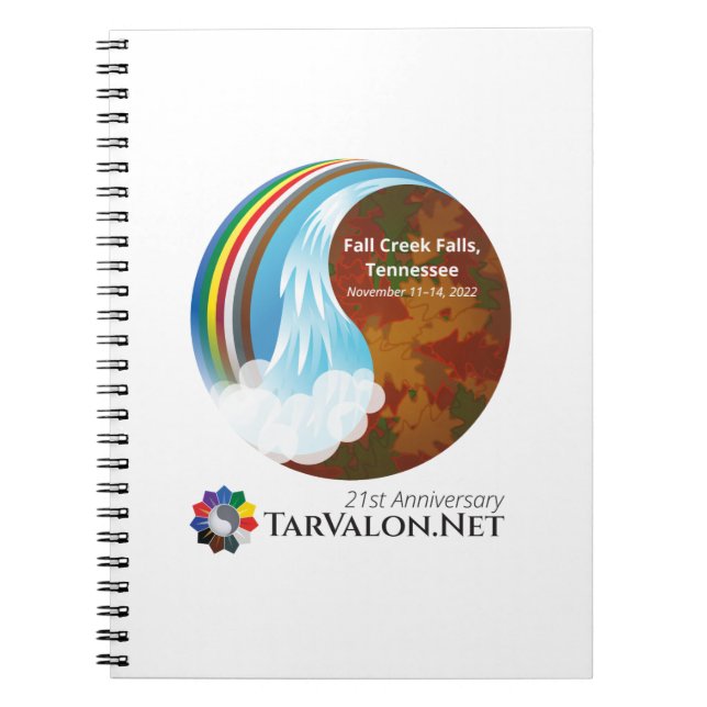 TarValon.Net 21st Anniversary Party Notebook (Front)