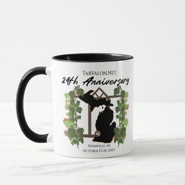 TarValon.Net 24th Anniversary Party Coffee Mug (Left)