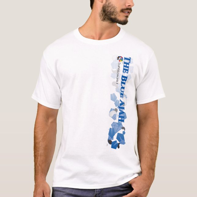TarValon.Net Blue Scattered Pennants T-shirt (Front)