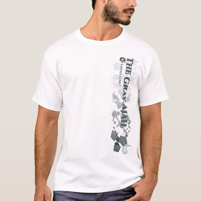 TarValon.Net Grey Scattered Pennants T-shirt (Front)