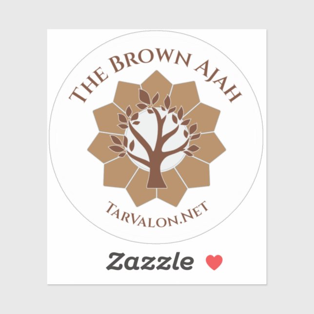 TarValon.Net Simplified Brown Vinyl Sticker (Sheet)