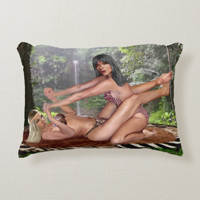 TARZANA BODY SCISSORS #1 ACCENT PILLOW (Front)