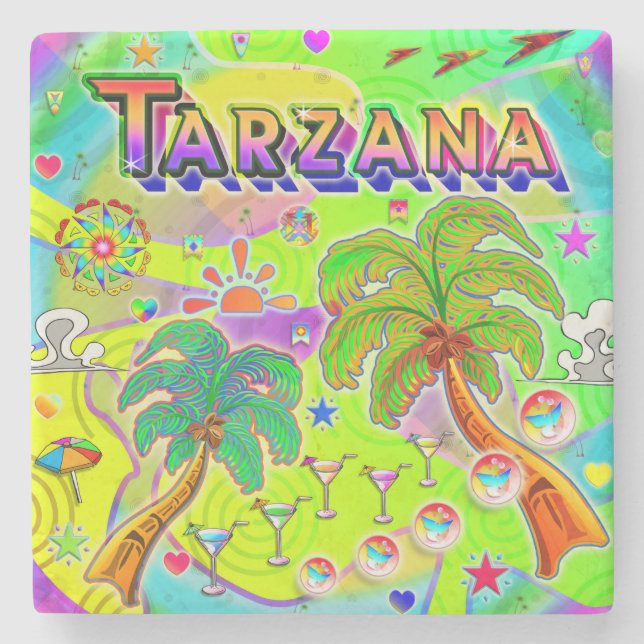 Tarzana Mind Focus Coaster (Front)