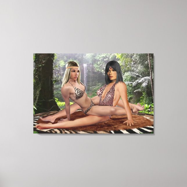 TARZANA SCISSORS LUANA #2 CANVAS PRINT (Front)