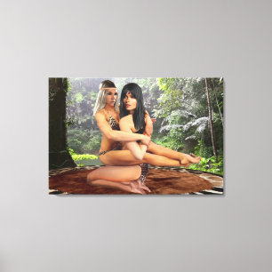 TARZANA SCISSORS LUANA #3 CANVAS PRINT