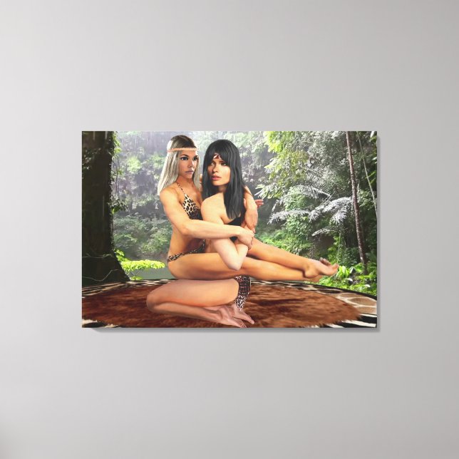 TARZANA SCISSORS LUANA #3 CANVAS PRINT (Front)