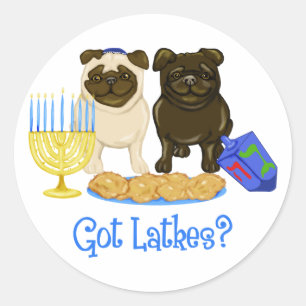 T'as des Latkes ? Stickers Carlin Hanoukka
