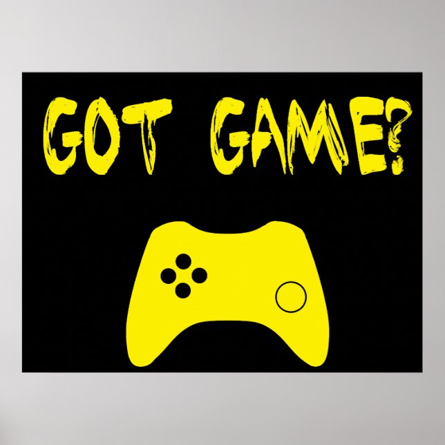 T'As Du Jeu ? Poster de jeu amusant (Devant)