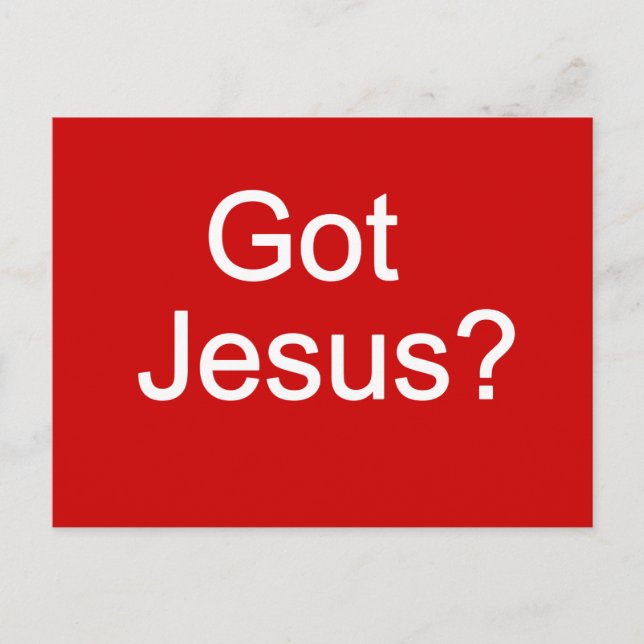 T'as eu Jésus ? Carte postale (Devant)