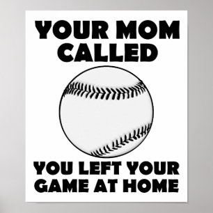 T'as Laissé Ton Jeu À La Maison Affiche Drôle