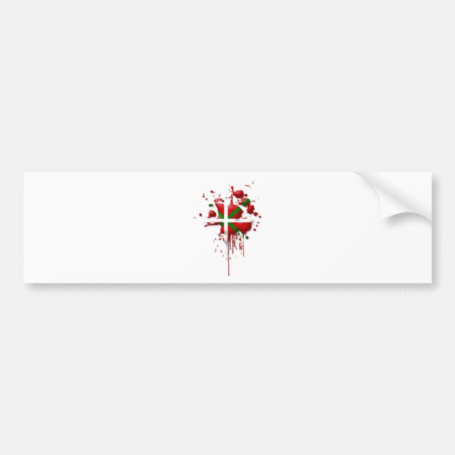 task Basque flag Euskadi Bumper Sticker (Front)