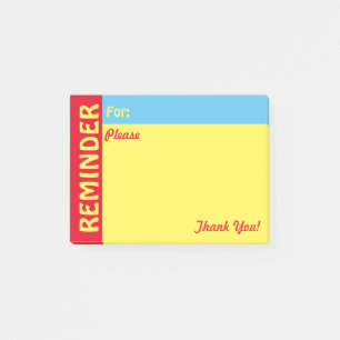 Task to-do honey-do list reminder please thank you post-it notes