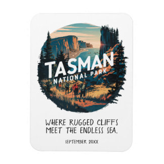 Tasman National Park Australian Adventure Custom Magnet
