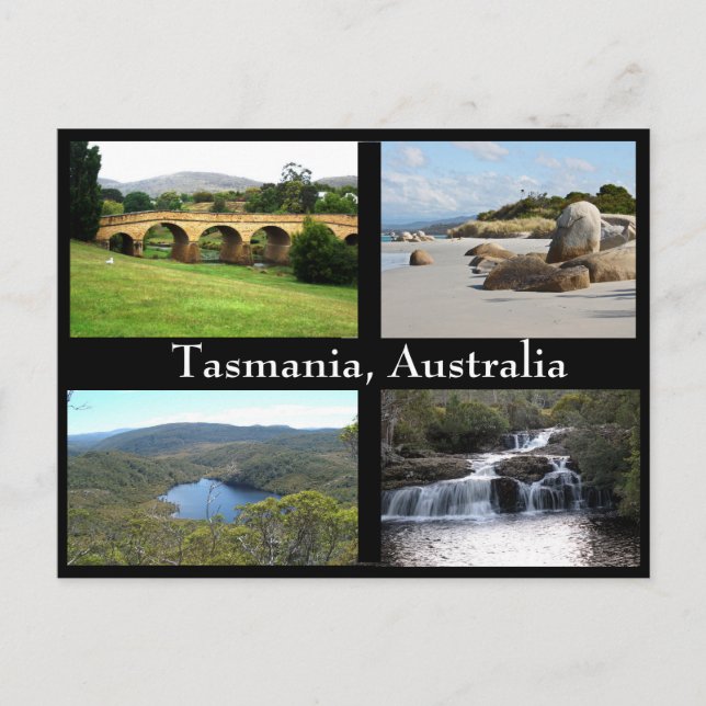 Tasmania, Australia postcard (Front)
