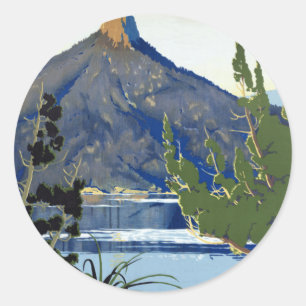 Tasmania Classic Round Sticker