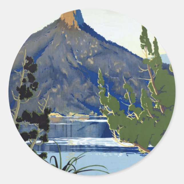 Tasmania Classic Round Sticker (Front)