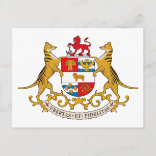 Tasmania Coat of Arms Postcard