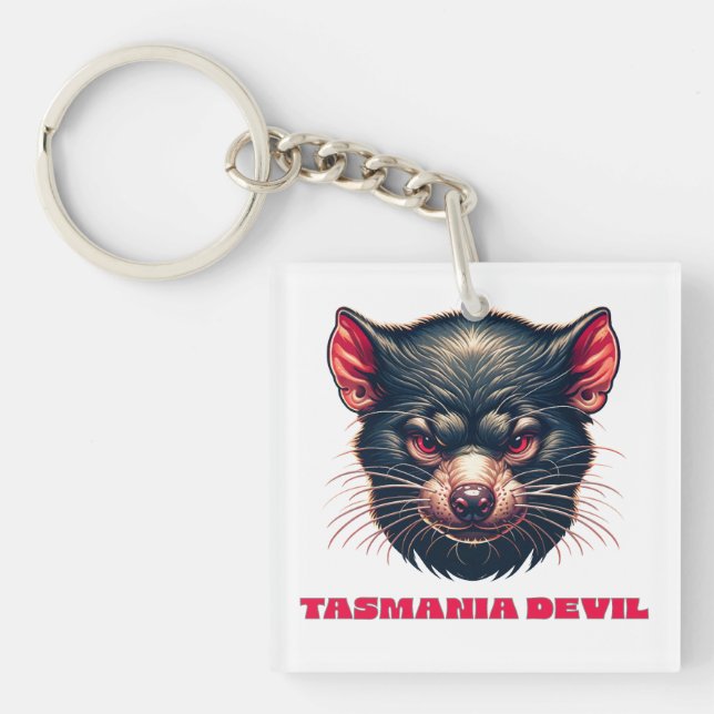 Tasmania Devil Australia Keychain (Front)
