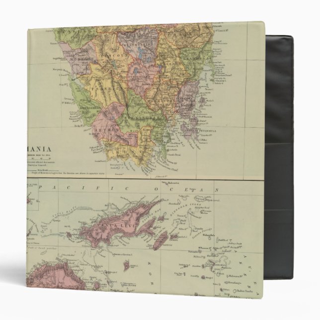 Tasmania, Fiji Binder (Front/Inside)