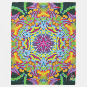 Tasmania Kaleidoscope Fleece Blanket