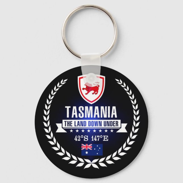 Tasmania Keychain (Front)