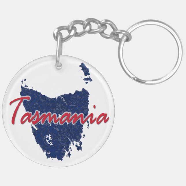 Tasmania Keychain (Back Right)
