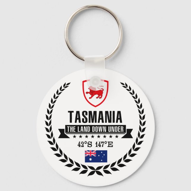 Tasmania Keychain (Front)