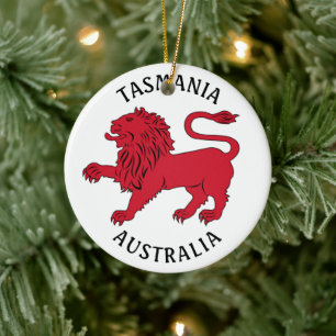 Tasmanian Badge (Australia) Ceramic Ornament