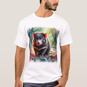Tasmanian Devil 240824AREF116 - Watercolor T-Shirt