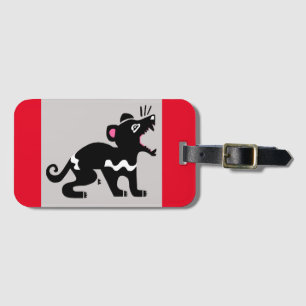  Tasmanian DEVIL -Endangered animal -Marsupial Luggage Tag