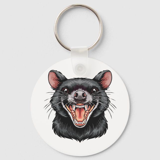 Tasmanian devil keychain (Front)