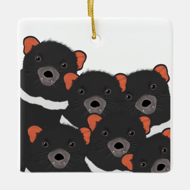 Tasmanian Devil Ornament (Front)