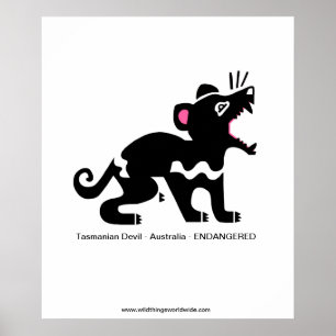 Tasmanian devil - poster
